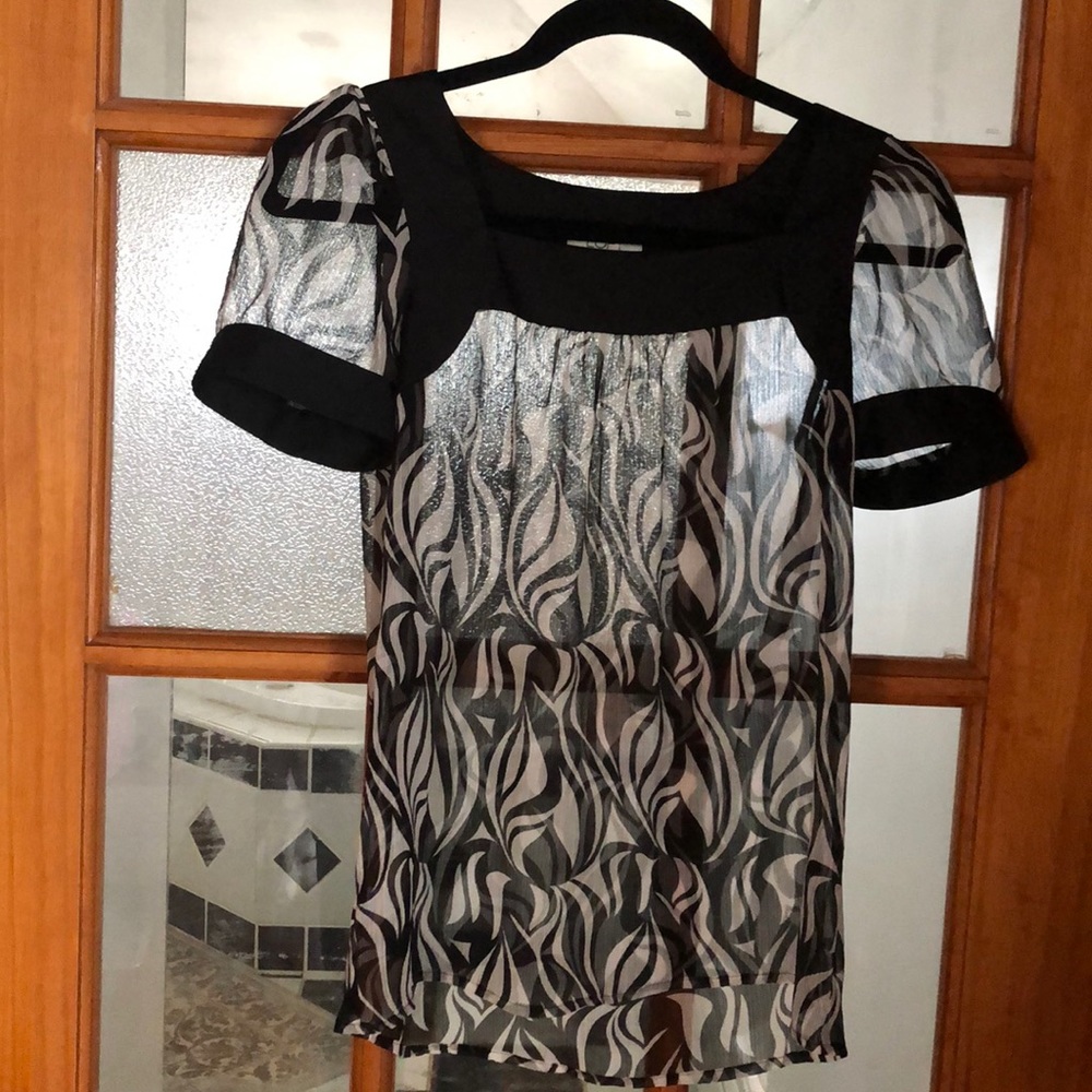 Ann Taylor Loft sheer top.